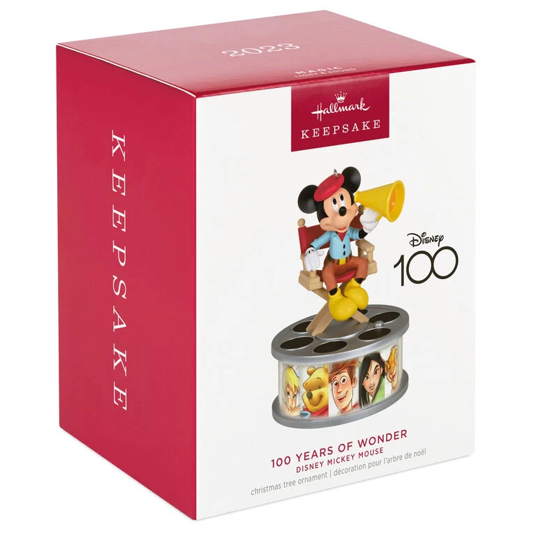 Hallmark Disney 100 Years Of Wonder Director Mickey Mouse Ornament With Light And Sound 6 Hallmark Disney 100 Years Of Wonder Director Mickey Mouse Ornament With Light And Sound - Image 4