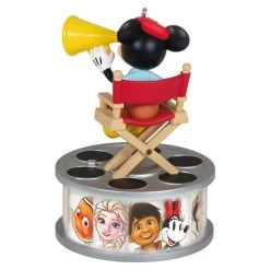 Hallmark Disney 100 Years Of Wonder Director Mickey Mouse Ornament With Light And Sound 13 Hallmark Disney 100 Years Of Wonder Director Mickey Mouse Ornament With Light And Sound -Hallmark Toys Shop Mickey in Director Chair Keepsake Ornament 2999QXD6727 06