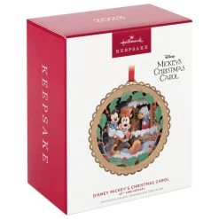 Hallmark Disney Mickey's Christmas Carol 40th Anniversary Papercraft Ornament -Hallmark Toys Shop Mickeys Christmas Carol Characters Keepsake Ornament 1999QXD6669 04