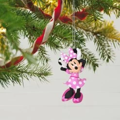 Hallmark Disney Minnie Mouse Polka-Dot Perfect Ornament 9 Hallmark Disney Minnie Mouse Polka-Dot Perfect Ornament -Hallmark Toys Shop Minnie Mouse PolkaDot Dress Keepsake Ornament 1699QXD6539 02