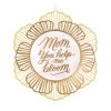 Hallmark Thank You, Mom Metal Ornament -Hallmark Toys Shop Mom You Help Me Bloom Flower Keepsake Ornament 1799QHX3049 01