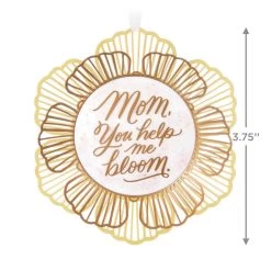 Hallmark Thank You, Mom Metal Ornament -Hallmark Toys Shop Mom You Help Me Bloom Flower Keepsake Ornament 1799QHX3049 03