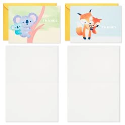 Hallmark Mom And Baby Animal Assortment Blank Thank-You Notes, Pack Of 48 -Hallmark Toys Shop Mom and Baby Animal Assortment Blank ThankYou Notes 5STZ1134 03