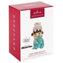 Hallmark Disney/Pixar Precious Moments Monsters, Inc. Boo And Sulley Porcelain Ornament -Hallmark Toys Shop Monsters Inc. Boo and Sulley Keepsake Ornament 3999QXD6629 04