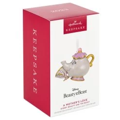 Hallmark Disney Beauty And The Beast A Mother's Love Porcelain Ornament -Hallmark Toys Shop Mrs. Potts and Chip Keepsake Ornament 2499QHX3109 04