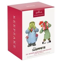 Hallmark Disney The Muppets Dr. Bunsen Honeydew And Beaker Ornaments, Set Of 2 -Hallmark Toys Shop Muppets Dr. Bunsen and Beaker Keepsake Ornaments 2999QXD6759 05