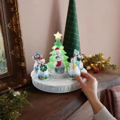Hallmark Snowtop Lodge Christmas Concert Tabletop Decoration With Light And Sound -Hallmark Toys Shop Musical Snowmen Ornaments Keepsake Decoration 1QFM3929 02