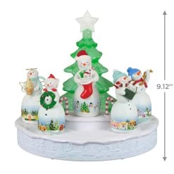 Hallmark Snowtop Lodge Christmas Concert Tabletop Decoration With Light And Sound -Hallmark Toys Shop Musical Snowmen Ornaments Keepsake Decoration 1QFM3929 03