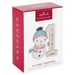 Hallmark My First Christmas Snowman 2023 Ornament 11 Hallmark My First Christmas Snowman 2023 Ornament -Hallmark Toys Shop My 1st Christmas Snowman Keepsake Ornament 1699QGO2739 04