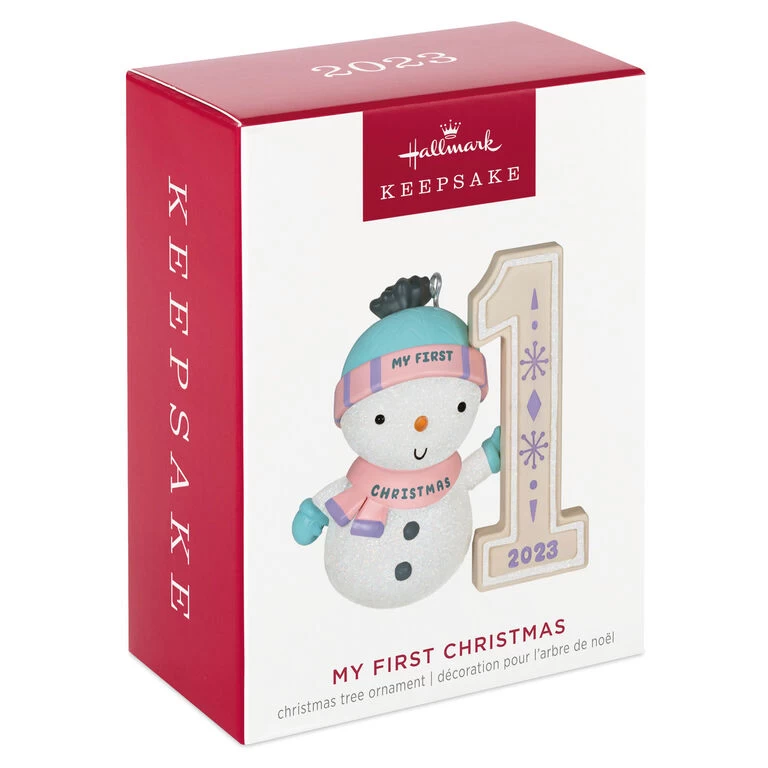 Hallmark My First Christmas Snowman 2023 Ornament 6 Hallmark My First Christmas Snowman 2023 Ornament - Image 4
