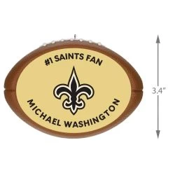 Hallmark NFL Football New Orleans Saints Text Personalized Ornament -Hallmark Toys Shop NFL Football New Orleans Saints Text Personalized Ornament 2499QHE1985B7 03