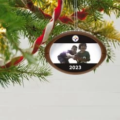 Hallmark NFL Football Pittsburgh Steelers Text And Photo Personalized Ornament 10 Hallmark NFL Football Pittsburgh Steelers Text And Photo Personalized Ornament -Hallmark Toys Shop NFL Football Pittsburgh Steelers Text and Photo Personalized Ornament 2499QHE1985B11 02