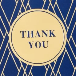 Hallmark Bulk Navy And Gold Assorted Blank Thank-You Notes, Box Of 120 -Hallmark Toys Shop Navy and Gold Assorted Blank ThankYou Notes Bulk Pack 5STZ1064 03
