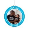 Hallmark New Dad Personalized Text And Photo Ceramic Ornament 1 Hallmark New Dad Personalized Text And Photo Ceramic Ornament -Hallmark Toys Shop New Dad Personalized Round Ceramic Ornament 1999QHE1711B28 01