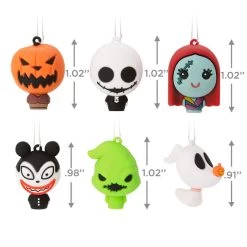 Mini Disney Tim Burton's The Nightmare Before Christmas Shatterproof Hallmark Ornaments, Set Of 6 -Hallmark Toys Shop Nightmare Before Christmas Christmas Ornaments 3HCM2372 03