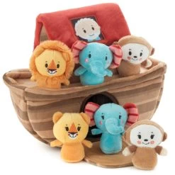 Hallmark Noah's Ark And Animals Plush Playset, 7 Pieces -Hallmark Toys Shop Noahs Ark and Animals Plush Toy 1KFA2015 03