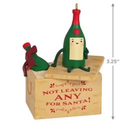 Hallmark A Case Of Christmas Cheer Ornament -Hallmark Toys Shop None for Santa Wine Crate Keepsake Ornament 1799QGO2869 03