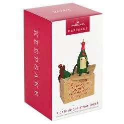 Hallmark A Case Of Christmas Cheer Ornament -Hallmark Toys Shop None for Santa Wine Crate Keepsake Ornament 1799QGO2869 04