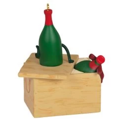 Hallmark A Case Of Christmas Cheer Ornament -Hallmark Toys Shop None for Santa Wine Crate Keepsake Ornament 1799QGO2869 06