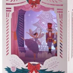 Hallmark Nutcracker Musical 3D Pop-Up Christmas Card With Light -Hallmark Toys Shop Nutcracker Shadow Box 3D PopUp Music Light Christmas Card 1099XOD4041 06