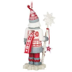 Hallmark Noble Nutcrackers Snowfall Prince Ornament -Hallmark Toys Shop Nutcracker in Sweater Keepsake Ornament 2499QXR8147 06