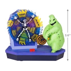 Hallmark Disney Tim Burton's The Nightmare Before Christmas 30th Anniversary Mr. Oogie Boogie Musical Ornament With Light And Motion -Hallmark Toys Shop Oogie Boogie Keepsake Ornament 4499QXD6739 03