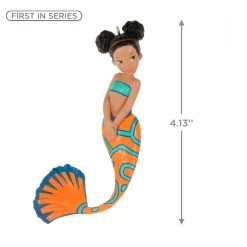 Hallmark Mythical Mermaids Ornament -Hallmark Toys Shop Orange and Blue Mermaid Keepsake Ornament 1799QXR8257 03