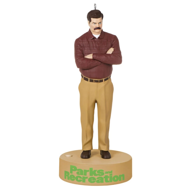 Hallmark Parks And Recreation Ron Swanson Ornament With Sound 3 Hallmark Parks And Recreation Ron Swanson Ornament With Sound