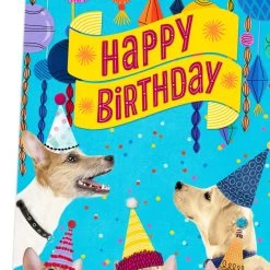 Hallmark 16" Party Cats And Dogs Jumbo Birthday Card From All -Hallmark Toys Shop Party Cats Dogs Birthday Card From Us 1299CBG3004 04
