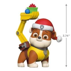 Hallmark Paw Patrol™ Rubble's Special Delivery Ornament -Hallmark Toys Shop Paw Patrol Rubble Keepsake Ornament 1899QXI7349 03