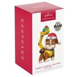 Hallmark Paw Patrol™ Rubble's Special Delivery Ornament -Hallmark Toys Shop Paw Patrol Rubble Keepsake Ornament 1899QXI7349 04