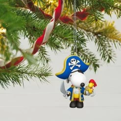 Hallmark Peanuts® Spotlight On Snoopy Pirate Snoopy Ornament -Hallmark Toys Shop Peanuts Pirate Snoopy Keepsake Ornament 1699QXR8229 02