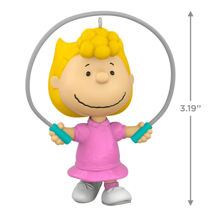 Hallmark The Peanuts® Gang Jump-Roping Sally Ornament 5 Hallmark The Peanuts® Gang Jump-Roping Sally Ornament - Image 3