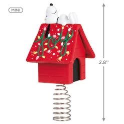Hallmark Mini The Peanuts® Gang Snoopy Christmas Tree Topper And Tree Skirt, Set Of 2 -Hallmark Toys Shop Peanuts Snoopy Mini Keepsake Tree Skirt and Topper 2599QSB6249 03