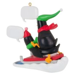 Hallmark What Did You Call Me? Ornament -Hallmark Toys Shop Penguins Sledding Keepsake Ornament 2099QGO2867 06