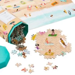 Hallmark Just Beachy 1,000-Piece Jigsaw Puzzle -Hallmark Toys Shop People on Beach 1000 Piece Jigsaw Puzzle 1PUZ1427 02