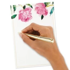 Hallmark Pink Peonies Stationery Set, Box Of 20 -Hallmark Toys Shop Pink Peonies Stationery Set 1499STN1137 04