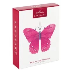 Hallmark Brilliant Butterflies Ornament -Hallmark Toys Shop Pink and Purple Butterfly Keepsake Ornament 1799QXR8077 04