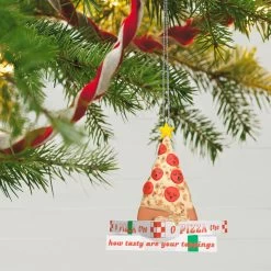 Hallmark O Pizza Tree Ornament 9 Hallmark O Pizza Tree Ornament -Hallmark Toys Shop Pizza Christmas Tree on Boxes Keepsake Ornament 1799QGO2857 02