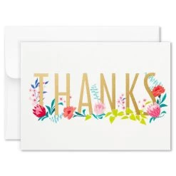 Hallmark Pretty Floral Assorted Blank Thank-You Notes, Box Of 24 -Hallmark Toys Shop Pretty Floral Assorted Blank ThankYou Notes in Box 1499TYN2424 03
