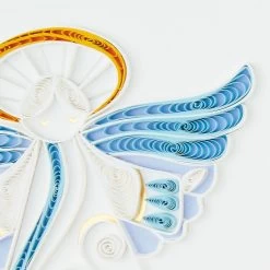 Hallmark Peace On Earth Angel Quilled Paper Handmade Christmas Card -Hallmark Toys Shop Quilled Paper Peace Angel Handmade Christmas Card 1299IXC7334 04