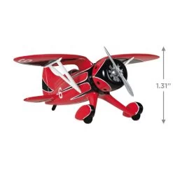 Hallmark Sky's The Limit Bulldog Racer Ornament 10 Hallmark Sky's The Limit Bulldog Racer Ornament -Hallmark Toys Shop Red Black White Airplane Keepsake Ornament 1999QXR8169 03