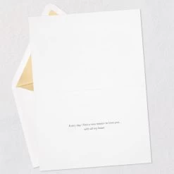 Hallmark With All My Heart Quilled Paper Handmade Love Card -Hallmark Toys Shop Red Letters Quilled Paper Handmade Romantic Love Card 1299LAD2811 03