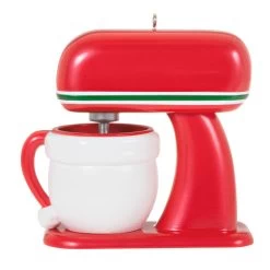 Hallmark Magical Mixer Ornament -Hallmark Toys Shop Red Stand Mixer With Santa Bowl Keepsake Ornament 1699QGO2909 06
