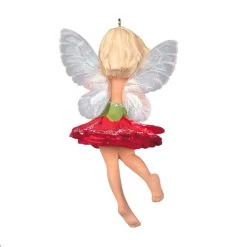 Hallmark Fairy Messengers Carnation Fairy Ornament -Hallmark Toys Shop Red and Green Fairy Keepsake Ornament 1499QXR8007 06
