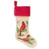 Hallmark The Beauty Of Birds Stocking -Hallmark Toys Shop RedWhite Birds and Holly Keepsake Stocking 1QSB6309 01