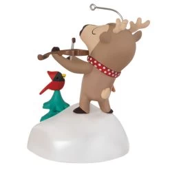 Hallmark Festive Fiddler Musical Ornament -Hallmark Toys Shop Reindeer Playing Violin Musical Keepsake Ornament 2199QGO2937 06