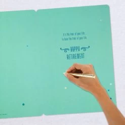 Hallmark 16" Retired And Admired Jumbo Retirement Card With Banner -Hallmark Toys Shop Retired Admired Retirement Card 1299CBG3022 06