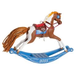 Hallmark Rocking Horse Memories 2023 Ornament -Hallmark Toys Shop Rocking Horse Keepsake Ornament 1799QXR8089 06