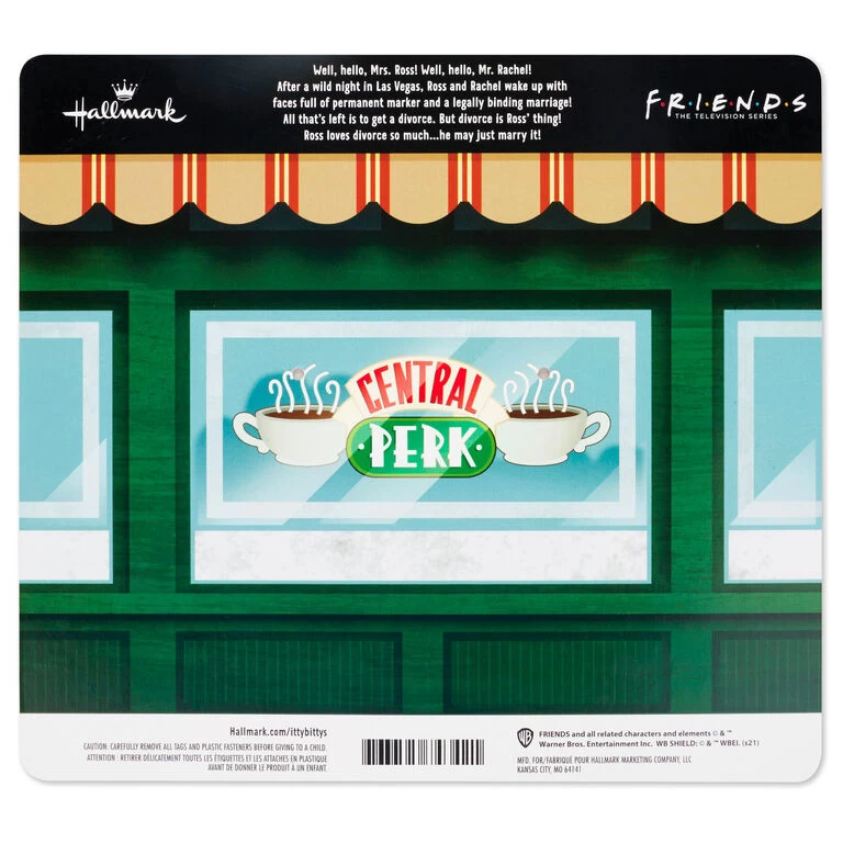 Hallmark Itty Bittys® Friends Ross And Rachel Plush, Set Of 2 6 Hallmark Itty Bittys® Friends Ross And Rachel Plush, Set Of 2 - Image 4